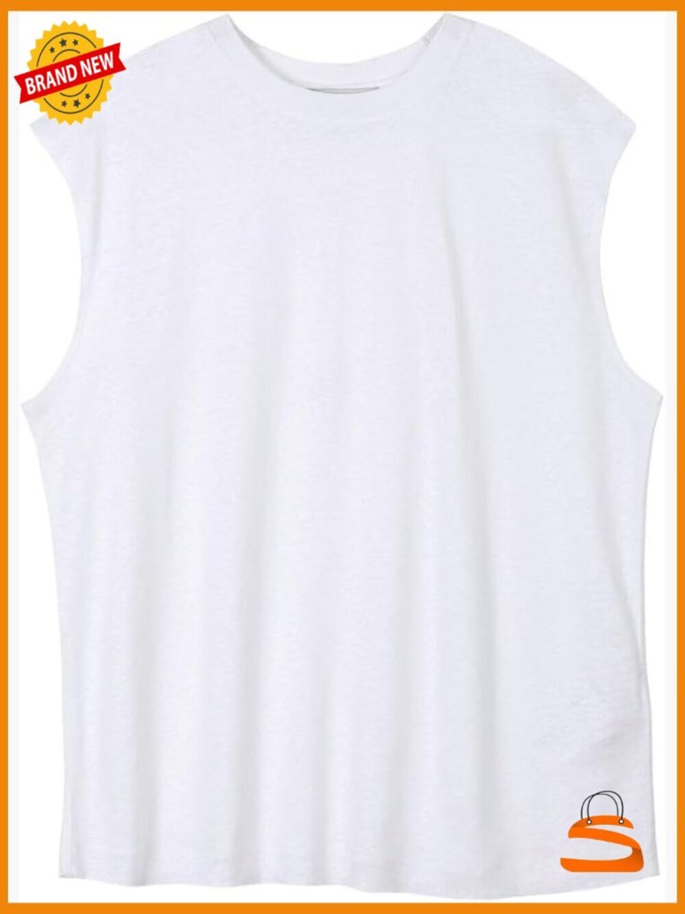 100% Linen Knit Crewneck Tee Relaxed Fit Cap Sleeve Summer Top